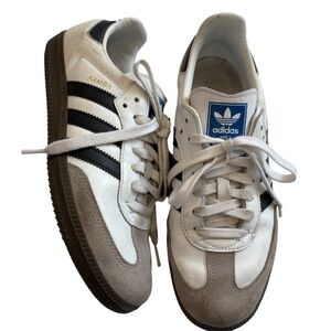 Adidas Samba OG Sneakers Cloud White / Core Black / gum size 8
